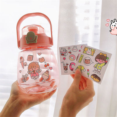 Water Cup Stickers Cartoon Hand Account Stickers Decorative Stickers Stationery Stickers Label Sticker