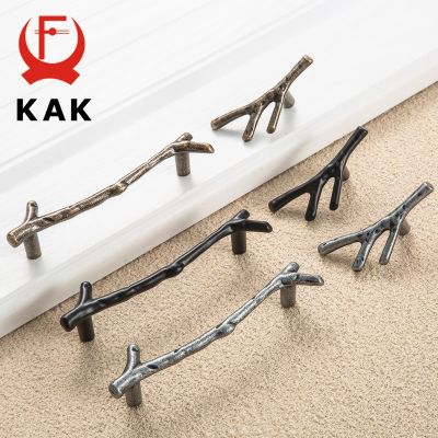 【LZ】✹☬❧  KAK 10pcs Tree Branch Furniture Handle 96mm 128mm Black Silver Bronze Kitchen Cabinet Handles Drawer Knobs Door Pulls Hardware