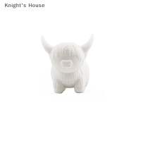 Knights House รูปปั้นวัวไฮแลนด์สำหรับงานฝีมือรูปปั้นวัวไฮแลนด์สำหรับตกแต่งบ้าน