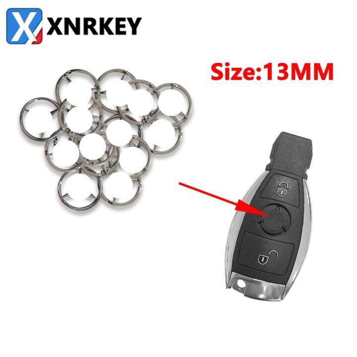 [BETTER] XNRKEY Remote Car Key Logo 13mm for Mercedes Benz Shell Metal