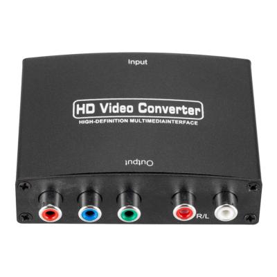 HDMI-เข้ากันได้กับที่ต่อจอทีวี Converter 1080P วิดีโอ R/l อะแดปเตอร์เสียงสำหรับทีวีพีซี