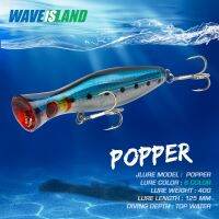 【cw】 WAVEISLAND New Large Fishing Lures 40g/12.5cm Top Isca Artificial Hard Bait Tackle Articulos De Pesca