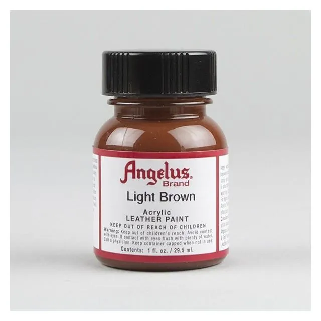 Angelus Acrylic Leather Paint (Light Brown) Lazada PH