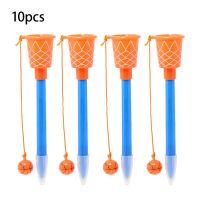 10Pcs Basketball Hoop Pens,Basketball Party Favors Sports Novelty Pens with Basketball Toss for Sport Birthday Party