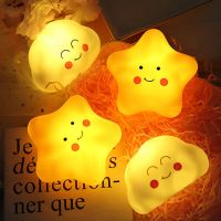 ❁⊕● Children Bedroom Decoration Lamp Cute Star Cloud Night Light LED High Quality Creative Night Lamp for Christmas New Year Gift