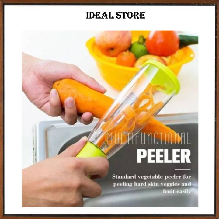 Stainless Steel Multi-functional Storage Peeler With Container For Potato  Cucumber Carrot Fruit Vegetable Peeler Kitchen Gadgets