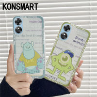 KONSMART เคสโทรศัพท์มือถือ OPPO A78NFC A78 A58 A38 4G 2023ใหม่แฟชั่นการ์ตูน Ins OPPOA58เคสโทรศัพท์แฟชั่นซิลิโคนกันกระแทก OPPOA78บารู