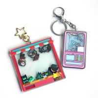 【CW】⊙❖  Custom Shaker Keychain Cartoon Chain Personalized Photo Anime Hologram Keychains Charms