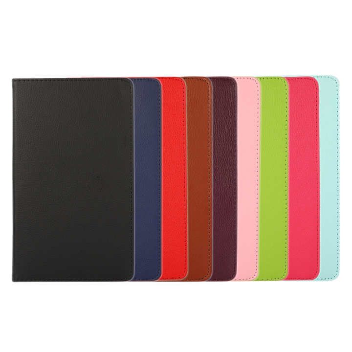 เคสแท็บเล็ตฝาพับลายผิวลิ้นจี่สองพับสำหรับ-samsung-galaxy-tab-a7-lite-8-7นิ้วสำหรับ-galaxy-tab-a-7-lite-sm-t220-sm-t225