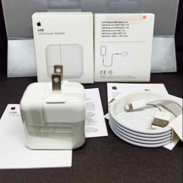 Apple chargers set ORIGINAL fast charger for all Iphone ipad unit order now  | Lazada PH