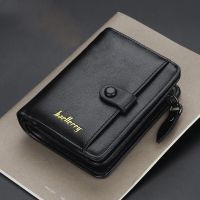 【CC】 Fashion Men Wallets Leather Short Design Card Holder Male Purse with Coin Pockett