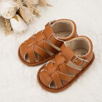 【hot】！ KIDSUN Baby Sandals Infant Boy Shoes Rubber Soft Sole Non-Slip Toddler Crib Newborn