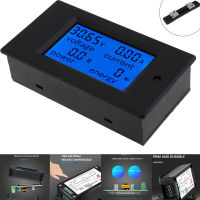 DC Digital Power Meter 6.5-100V 50A 4 IN1 LCD แรงดันไฟฟ้าวัตต์ Kwh Energy Meter PZEM-051พร้อม50A Shunt