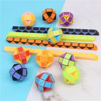 3D Magic Cube Segments Speed Snake Magic Cube Puzzle Sticker Educational Toys Kid for Children ZLL