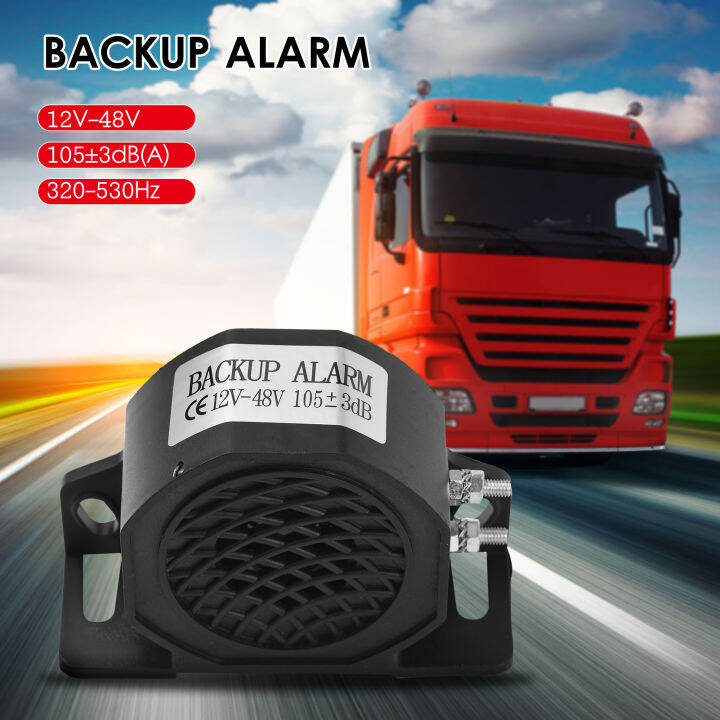 12V-48V Backup Alarm 105±3dB(A) Car Reverse Horn BiBi Buzzer Warning ...