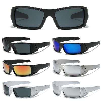【CW】┋  2023 Hot Wrap Around Sunglasses Futuristic Glasses Fashion Shades Punk Goggle Eyewear