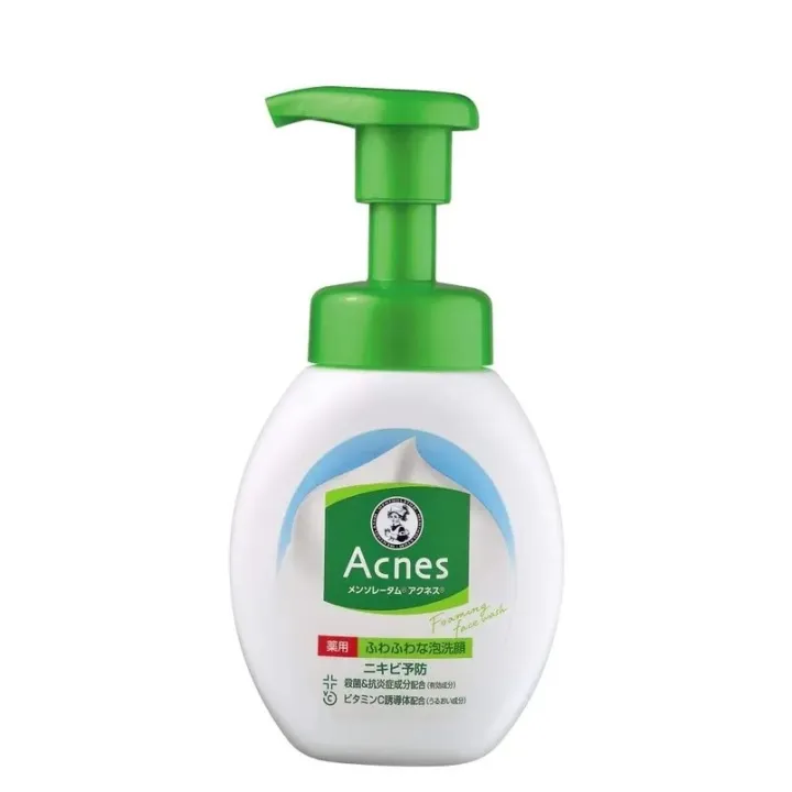 Mentholatum Acnes Medicated Foaming Face Wash 160ml Lazada