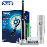 Oral B 3D โซนิคแปรงสีฟันไฟฟ้าพลังงานแบบชาร์จไฟ LED สมาร์ทจับเวลากันน้ำขนนุ่มลึกสะอาดสุขอนามัยช่องปาก