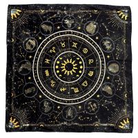 Zodiac Tarot Tapestry Scarf Altar cloth tarot cloth tarot deck tarot reading cloth Boho Decoration Home Wall Rugs Dorm Decor