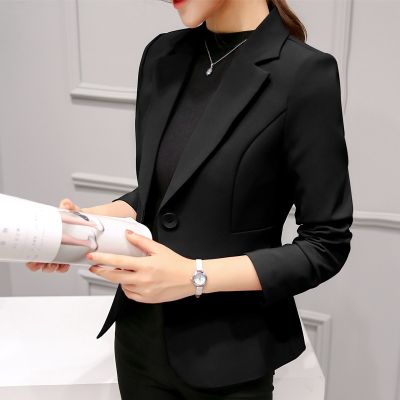 Womens Blazer 2022 Red Long Sleeve Blazers Pockets Jackets Coat Slim Office Lady Jacket Female Tops Suit Blazer Femme Jackets