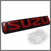 ป้าย isuzu d-max สีแดง โลโก้ติดรถยนต์ โลโก้หน้ากระจัง สีแดง ISUZU แผ่นป้ายหน้ากระจัง DMAX LOGOสีแดง ปี2003-2011 ***** จัดส่งเร้ว บริการประทับใจ*