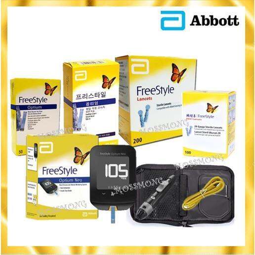 Abbott Freestyle Optium Neo Test Strips / Optium Lancets / Otium Neo ...