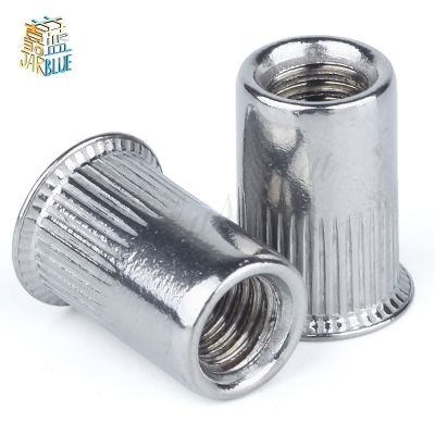 【CC】 2-20Pcs M4 M5 M12 304 Rivnut Small Countersunk Riveted Nuts Insert Nutsert Cap Rivet