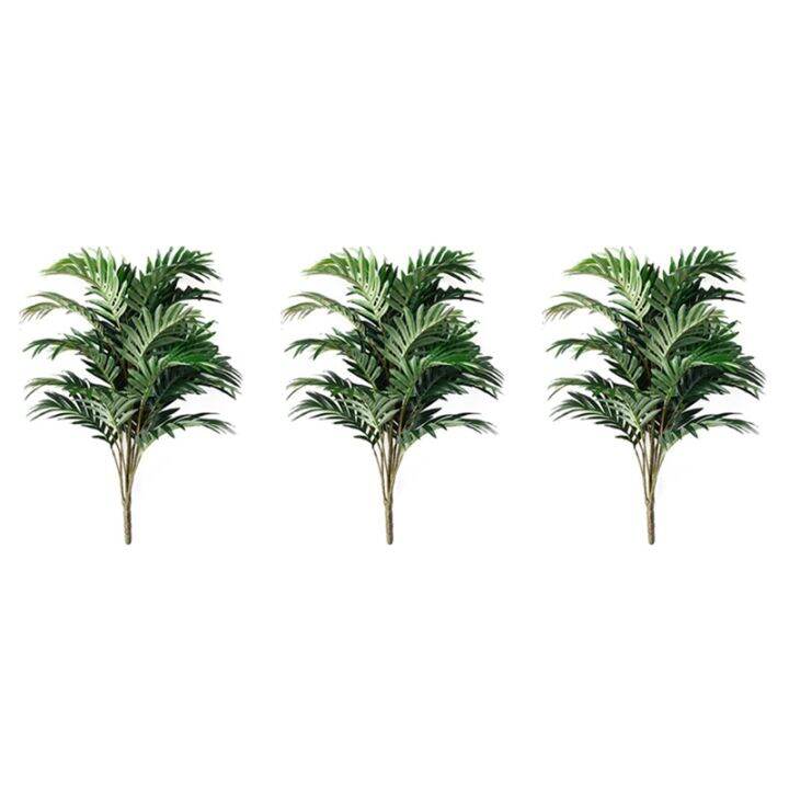 3X Artificial Palm Plant Leaf Artificial Fake Tropical Big Palm Leaf