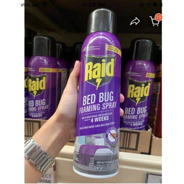 Raid Bed Bug Foaming Spray (16.5oz) Authentic Imported Lazada PH