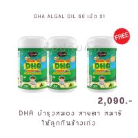 [จัดส่งฟรี DHA 60 เม็ด กระปุกใหญ่สุดคุ้ม]  DHA Algae Oil AWL Auswellife ดีเอชเอ สกัดจากสาหร่ายทะเล ดีเอชเอ แม่หนิง ของแท้100%