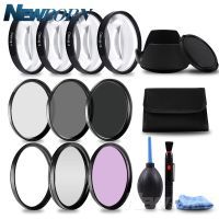 49 52 55 58 62 67 72 77 MM Macro Close-up Filter 1 2 4 10 Set UV CPL FLD ND2 4 8 Camera Lens Filter Hood for Canon Nikon Sony