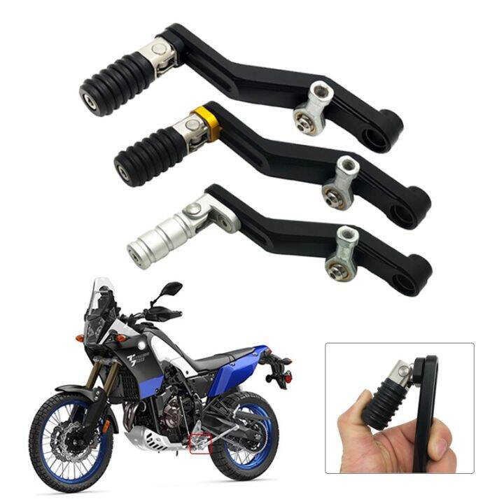 For YAMAHA TENERE 700 Adjustable Folding Gear Shifter Shift Pedal Lever CNC Aluminum Tenere 700
