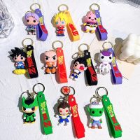 Anime Cartoon Dragon Ball Action Figure Model Pendant Kakarotto Doll Keychain Schoolbag Decoration Car Keyring Jewelry Gifts