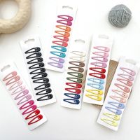 【hot】▥  10pcs Baby Metal Hairpins Set Child Hair Barrettes Office Accessories Hairclip Headdress