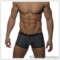 Newest design men Swim trunks sexy male swimwear mens dark gray swimsuit S-XL beachwear mens low rise swimming boxers Swimwear