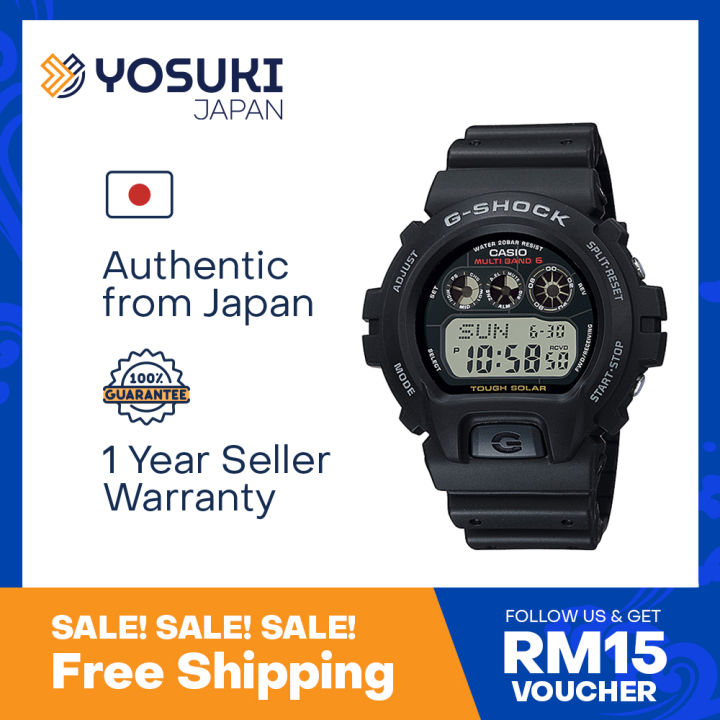 CASIO G-SHOCK GW-6900-1JF 6900 SERIES Tough solar Digital MULTIBAND6 Long  seller World time Simple Black Wrist Watch For Men from YOSUKI JAPAN  BESTSELLER GW-6900-1JF GW 6900 1JF GW69001JF GW-69 GW-6900-