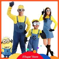△♦ Minion Jumpsuit Despicable Me Cosplay Costumes Boys Girls Kids adult Clothes