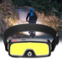 Portable 3 Modes Dual Light Source LED Headlamp / Type-C Charging COB Headlight / Waterproof Ultra Bright Head Lamp / For Outdoor Running Cycling Fishing Camping Hiking