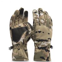 Winter Tactics Outdoors Camouflage Hunting Warm Non-Slip Fishing Gloves Waterproof Touch Screen Ski Camping Bicycle Gloves