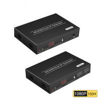 เครื่องขยาย KVM HDMI-เข้ากันได้ RJ45 1080P Cat5E/6 150M HD Extender KVM USB เครื่องขยาย KVM H.264 POE กว่ากล่องขยายสัญญาณด้วยสวิทช์ TCP/IP