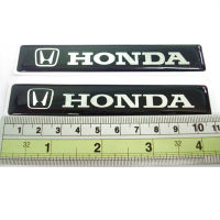 ราคาต่อ 2ชิ้น สติกเกอร์เรซิ่น สติกเกอร์ HONDA 11 x 1.8 cm. หนา 1 มิล ฮอนด้า