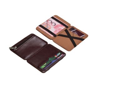 เกาหลีสร้างสรรค์เมจิกกระเป๋าสตางค์บัตรกระเป๋าสตางค์ดอลล่าร์สำหรับผู้ชายกระเป๋าสตางค์บัตรธนาคาร 3QUJ