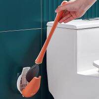 Cherry Shaped Toilet Brush Long Handle Creative Bathroom Cleaning Brush With Holder Stains Removal Bathroom Accessories