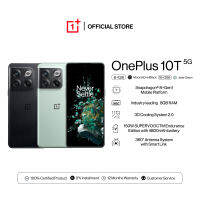 OnePlus 10T 5G โทรศัพท์มือถือ Snapdragon 8+ Gen 1 กล้องหลัง 50MP และแบตเตอรี่ 4800mAh ชาร์จเร็ว 150W