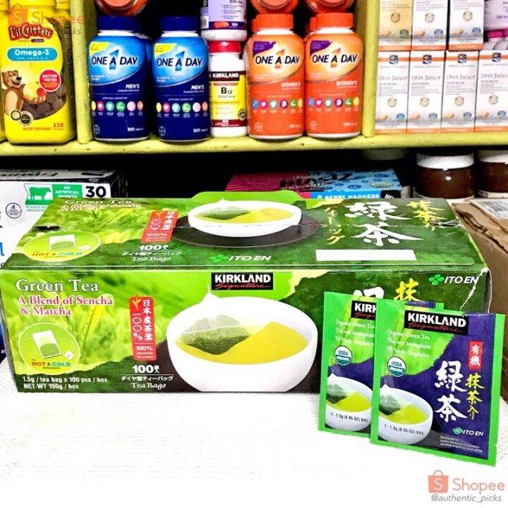 Kirkland Signature Ito En Matcha Blend (Green Tea) 100 Japanese Green