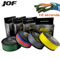 [HOT LIAXLLWISAAZH 534] JOF X9 X12 Super Multifilament 100M 300M สายตกปลา20ถึง92ปอนด์ Braided Line ปลาคาร์พตกปลาเกียร์