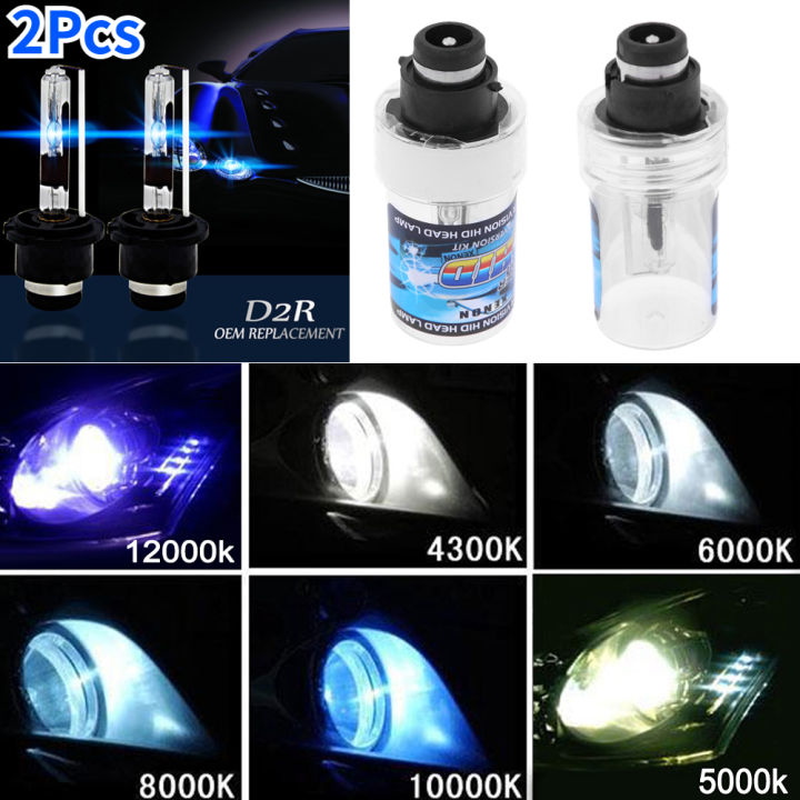 2ชิ้น-d2r-55วัตต์-oem-รถ-hid-ซีนอนไฟหน้าเปลี่ยนหลอดไฟ6000พัน8000พัน-hid-ซีนอนไฟหน้าชุดอุปกรณ์เสริมในรถยนต์