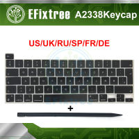 Latop A2338 Keycap Keys key Cap Keyboard Russian RU US UK French Spanish German Italian For Apple Macbook Pro Retina 13 M1