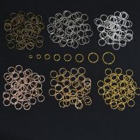 【YF】 Metal Split Anéis Conectores Descobertas Jóias DIY Fazendo Acessórios Suprimentos por atacado 3-20mm 50-200Pcs lote