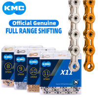 โซ่ KMC X11 X11EL SL โซ่จักรยาน X10ห่วงโซ่ Mtb 10สปีด X10EL โซ่จักรยาน X10SL 8/9/10/11/12สปีดสำหรับ Shimano Sram